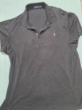 Ralph Lauren Men’s Black Polo with Embroidered Pony